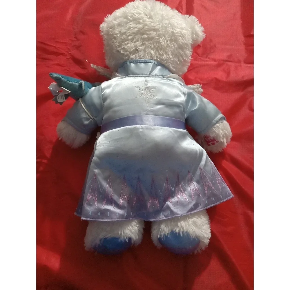 Build A Bear Disney's Frozen Princess Elsa & Anna With Dresses Sparkle 2014 BAB
